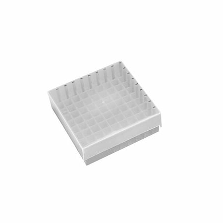 Thermo Fisher 81-Well Cryogenic Storage Racks with Lid for 1.5/2.0 mL PCR Tubes - 8800
